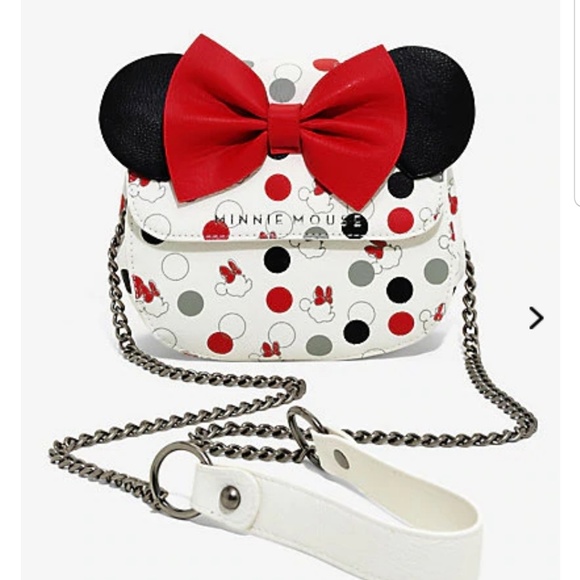 Loungefly Handbags - Loungefly Disney Minnie Bow & Polka Dot Crossbody